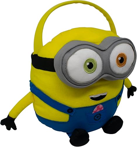 Universal Despicable Me Minion - Cesta de almacenamiento de huevos de Pascua de peluche jumbo para Halloween multicolor