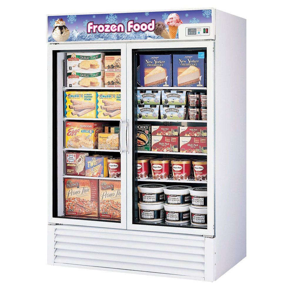 Turbo Air Reach-In Freezer Merchandiser, One-Section, 23 Cu. Ft., White on Fridge.com - View 1