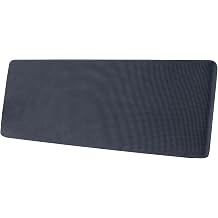 Sofa Seat Cushion Cover Sofa Seat Cushion Cover Stretch Elastic Cushion Covers Cover for Sofa Seat Cushion Non-Slip Fabric Tartan Dark Gray 2-Seater