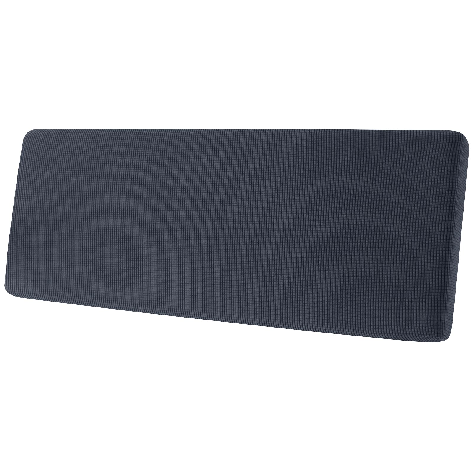 SYLC Sofa Sitzkissenbezug, Sofa Sitzkissenbezug Stretch, Elastischer Kissenbezüge, Husse Überzug Bezug Für Sofa Sitzkissen, rutschfest Stoff Tartan (Dunkelgrau,Rückenkissen XL)