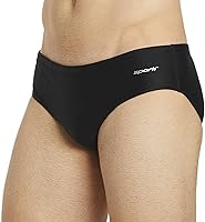 Sporti Men's Swim Briefs: Chlorine-Resistant Training Suit with UPF 50+ for Lap Swimming & Competition