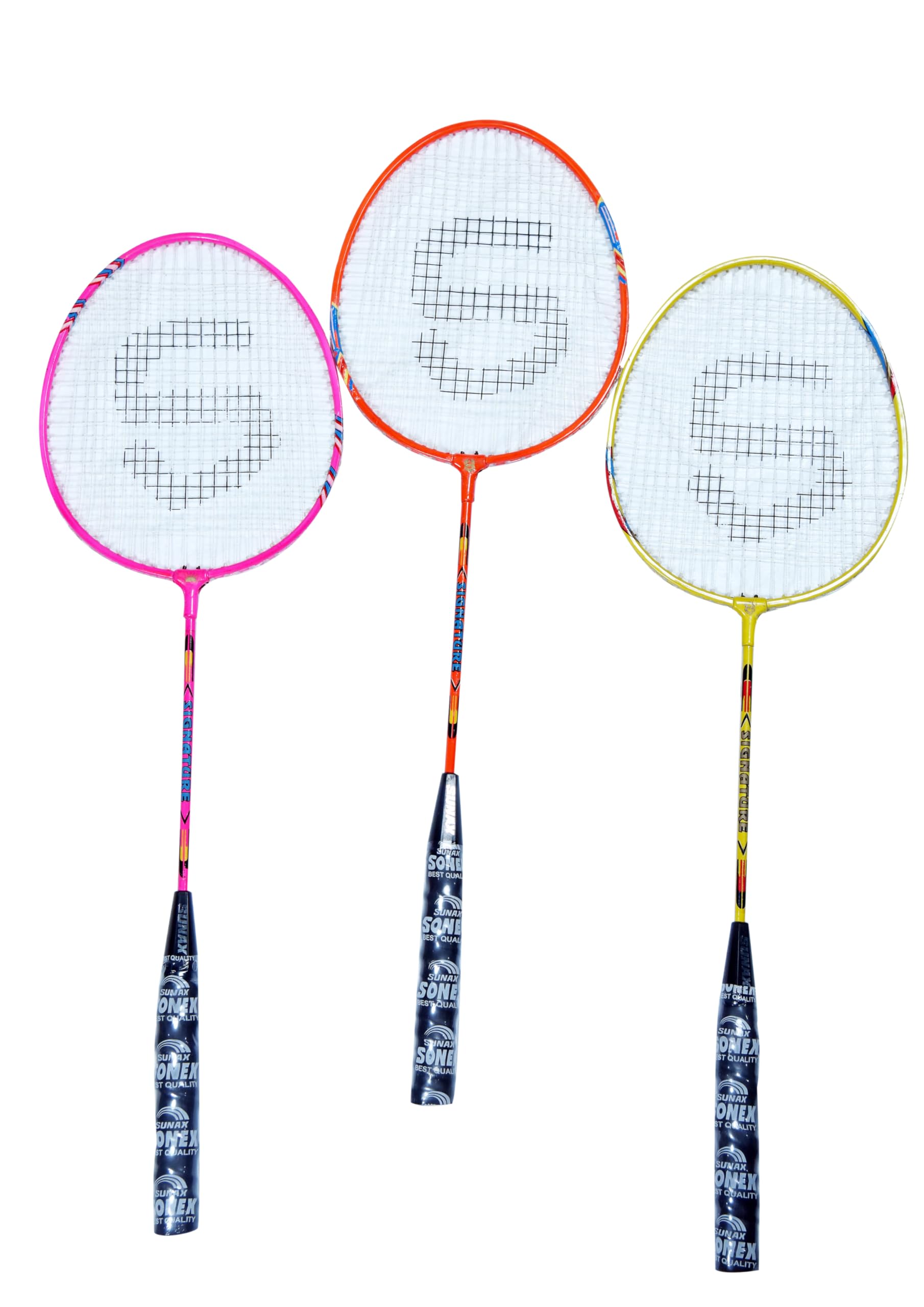 Sony Racket Sonex Signature Badminton Rackets 2 Pieces Racquet With Full Cover ...