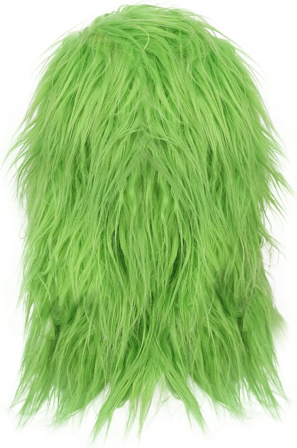 Christmas Monster Mask Green Furry Full Head Mask Funny Halloween Christmas Costume Cosplay Props Adults