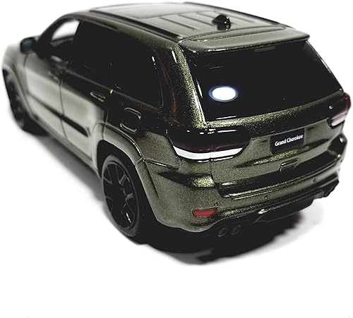 Miniatura 5 de Showcast compatible con Jeep Grand Cherokee 2021 Trailhawk Forest Green 1/36 escala a troquel