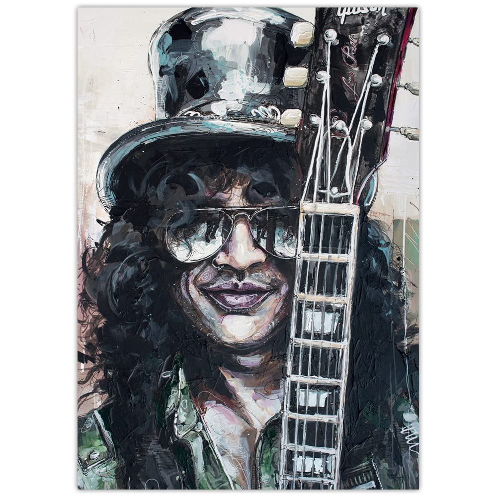 Hard Rock 04 poster 29,7 x 42 cm (A3) - incorniciato e firmato (Gallery Pilot)