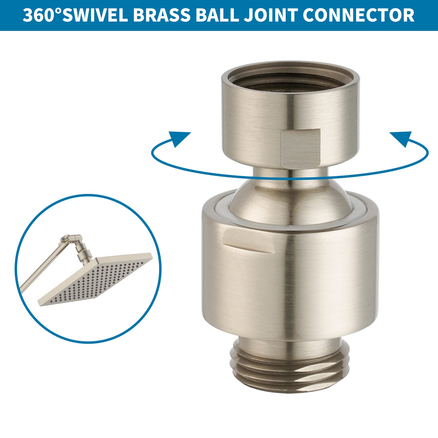 Shower Head Ball Joint Adapternull