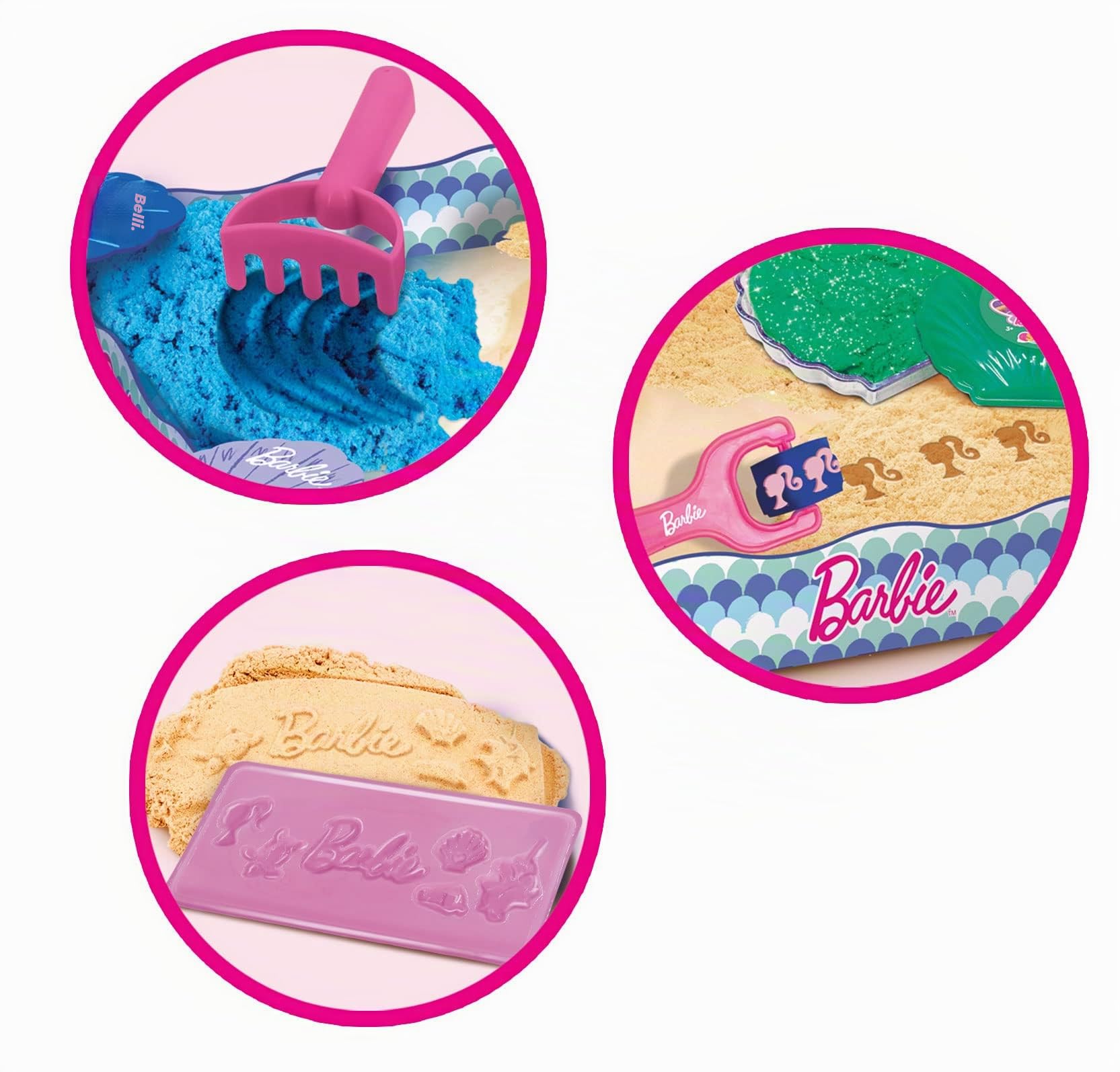 Lisciani – BARBIE Universe – BARBIE Surf & Sand Spielset – Strandspielset – 51,7 x 8 x 33,8 cm – mehrfarbig – Sandspielzeug – fördert die Kreativität – für Kinder ab 4 Jahren