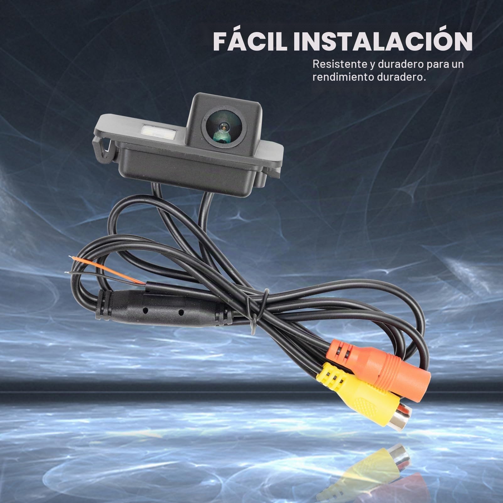Cámara Trasera de Coche en Luz de Matrícula, Ayuda de Aparcamiento para Mondeo Focus, Kuga S-Max