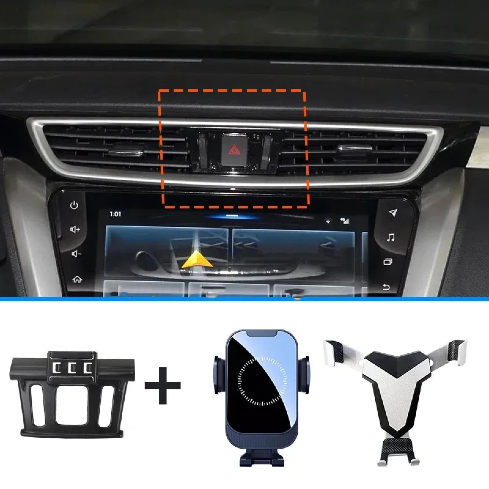 Porta Cellulare Auto per Nissan Murano Z52 2015-2023, Supporto per Telefono da Auto con Staffa Fissa, Supporto Speciale per Telefono Cellulare da Auto