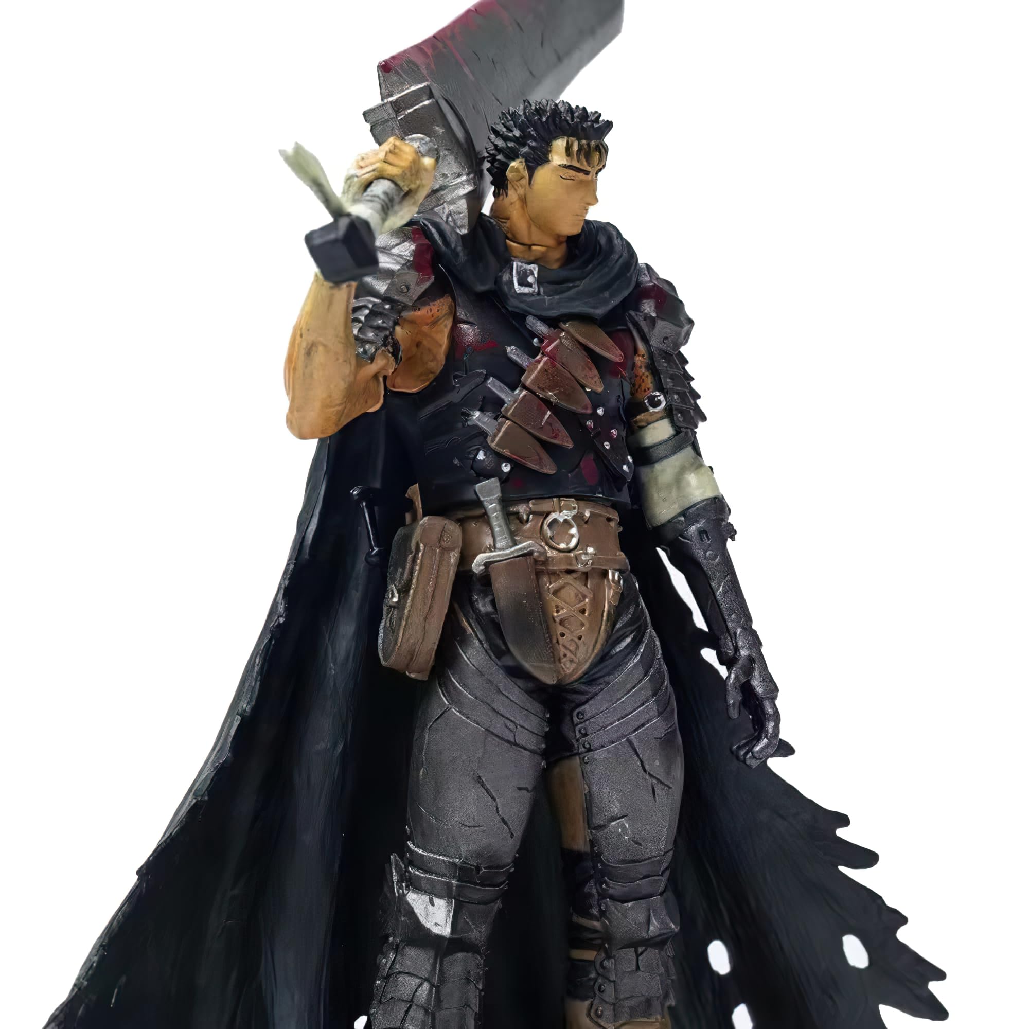 Guts, Figura de PVC Espadachín Negro Modelo Estatua de Juguete, Colección Regalo Decorativo