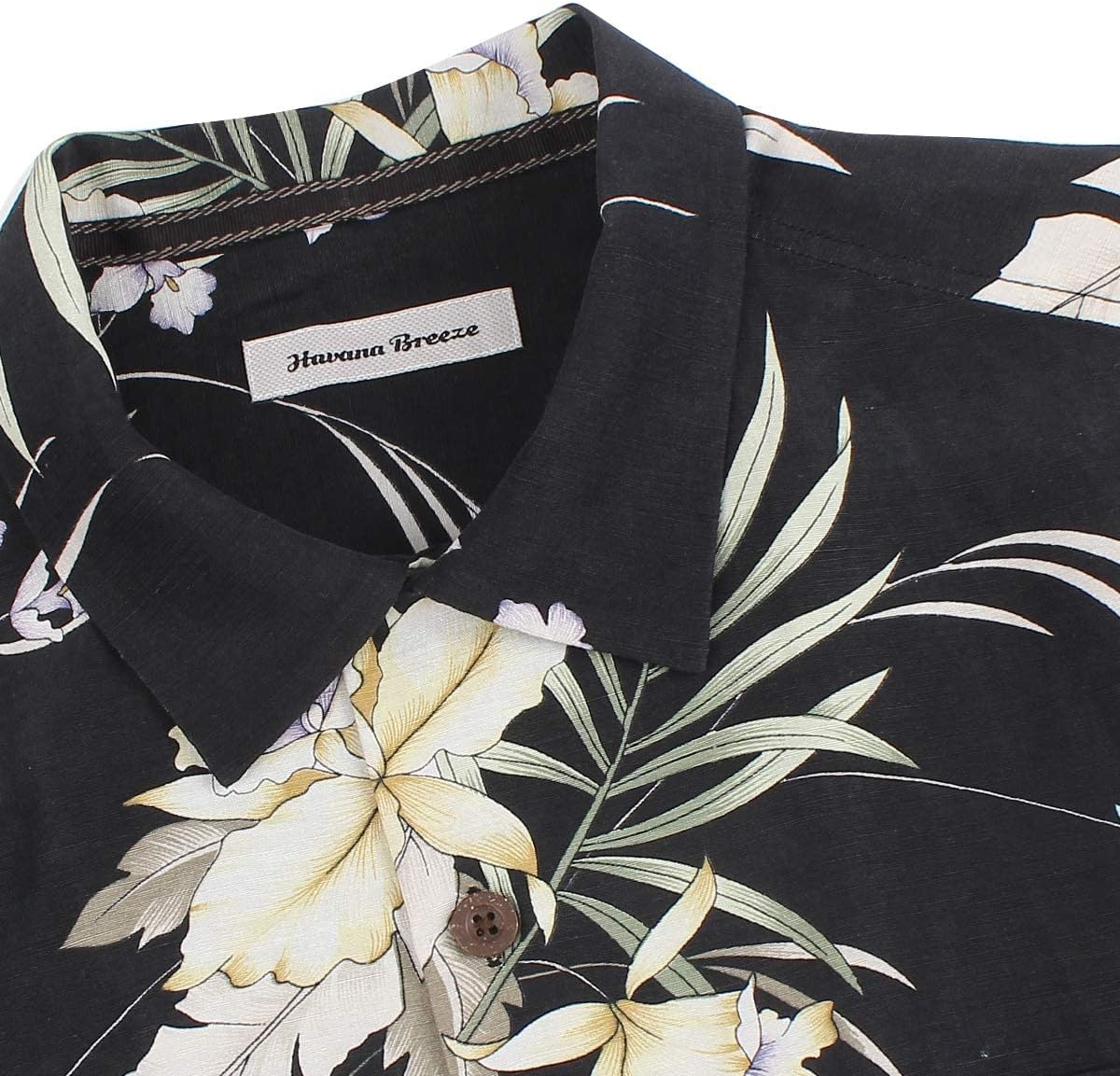 Men's Hawaiian Floral Shirts Silk and Linen Button Down Casual Tropical Holiday Beach Shirts - Image 5