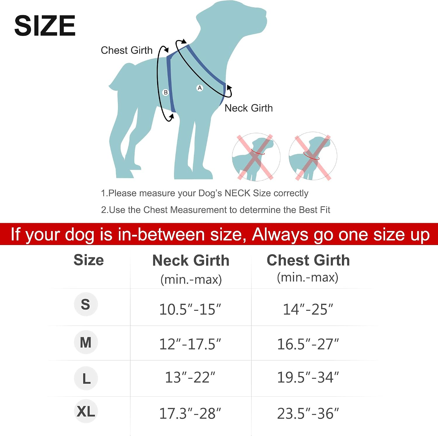 Fida Dog Harness Full Reflective Design, No-Pull Pet Vest Harness with 2 Leash Clips, Adjustable Soft Padded with Easy Control Handle for X-Large Dogs(XL, Red)