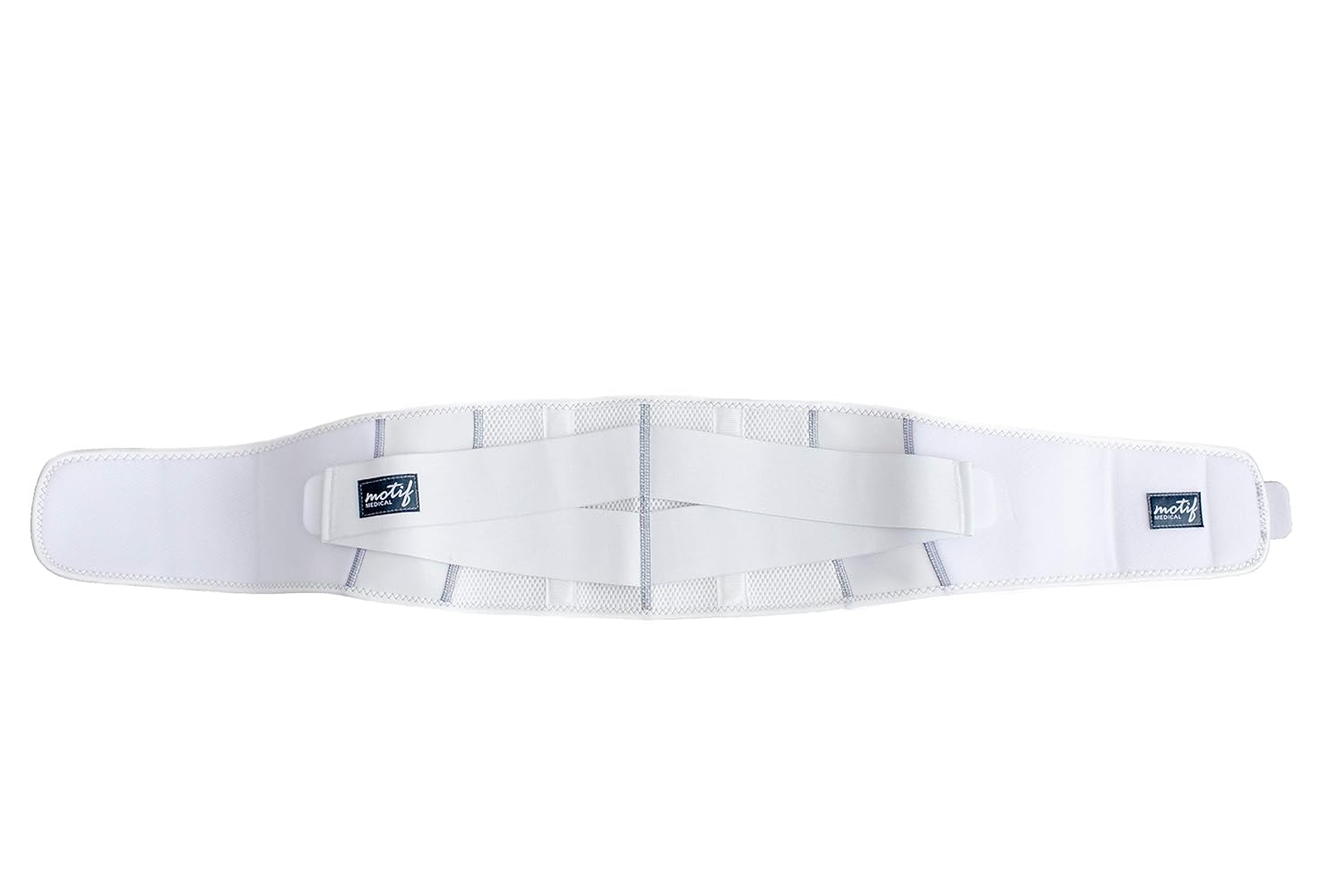 Product image of Motif Medical Pregnancy Support Band – Breathable, Adjustable Pregnancy Belly Support Band - Maternity Support Band Relieves Pressure on Abdomen, Lower Back, Hips & Pelvis (Medium, White)