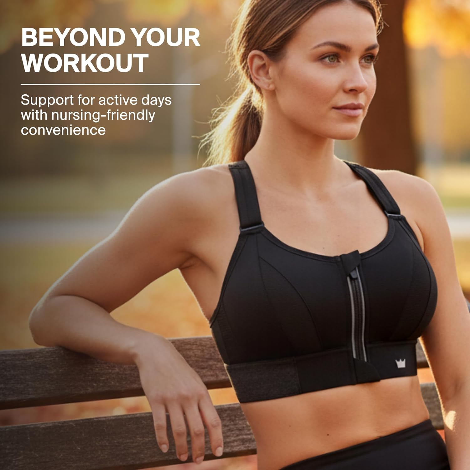 SHEFIT Ultimate Sports Bra for Women, High Impact Sports Bra