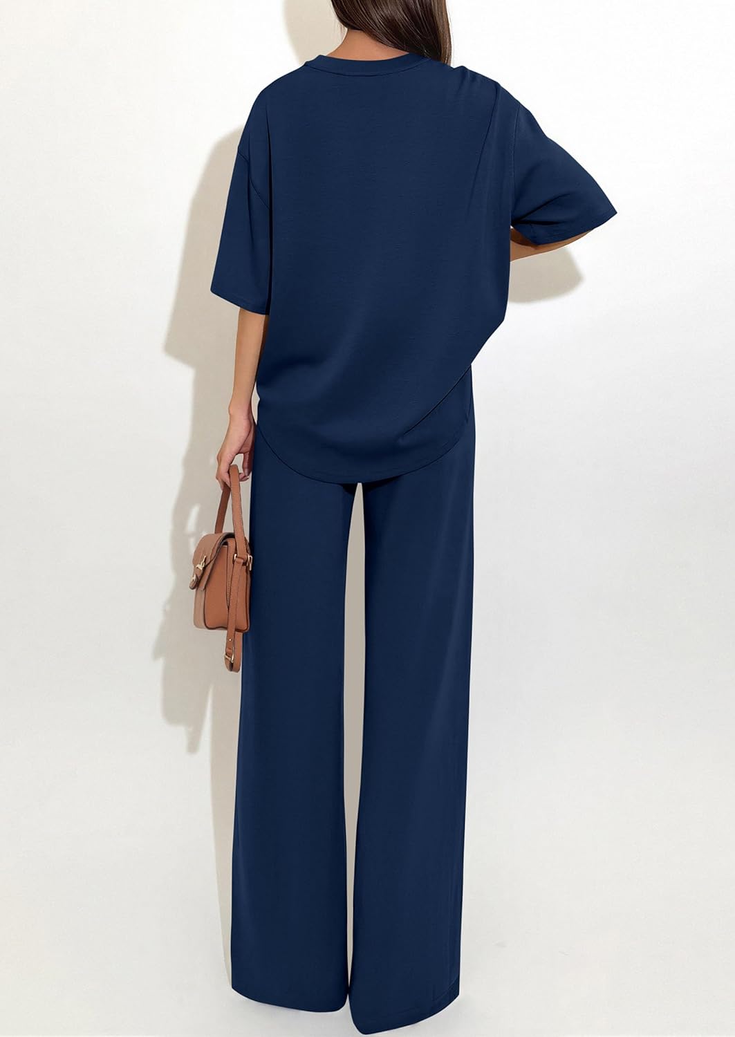 PRETTYGARDEN 2 Piece Lounge Sets for Women Summer 2026 Short Sleeve Matching Airport Travel Outfits Casual Spring Clothes - Image 4