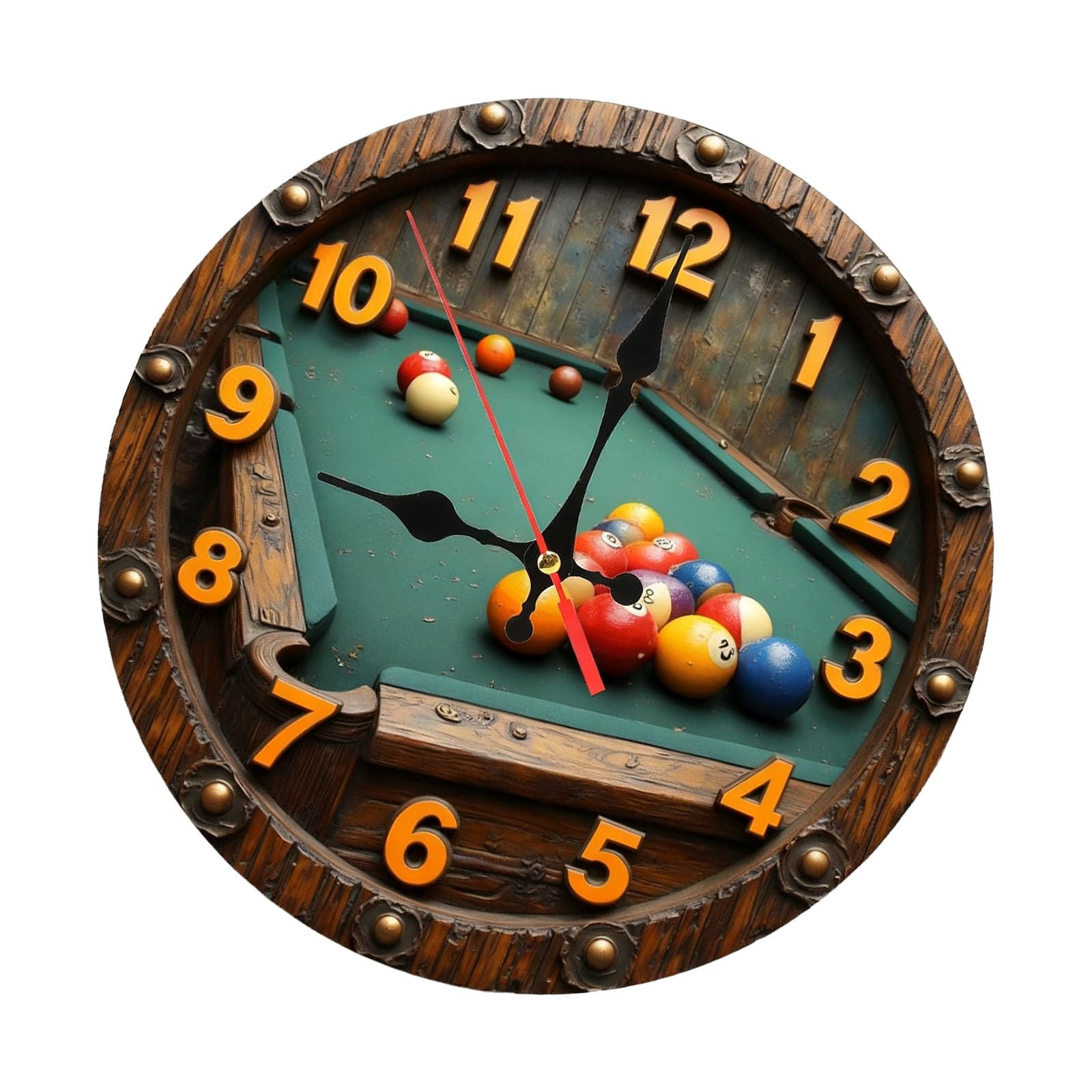 Shurhome Wall Clock Decorative Clock Silents, Battery Operated, Moderns Decors Living Room, Kitchen, Housewarmings Gift Silents Clocks Battery Operated None Ticking Clocks
