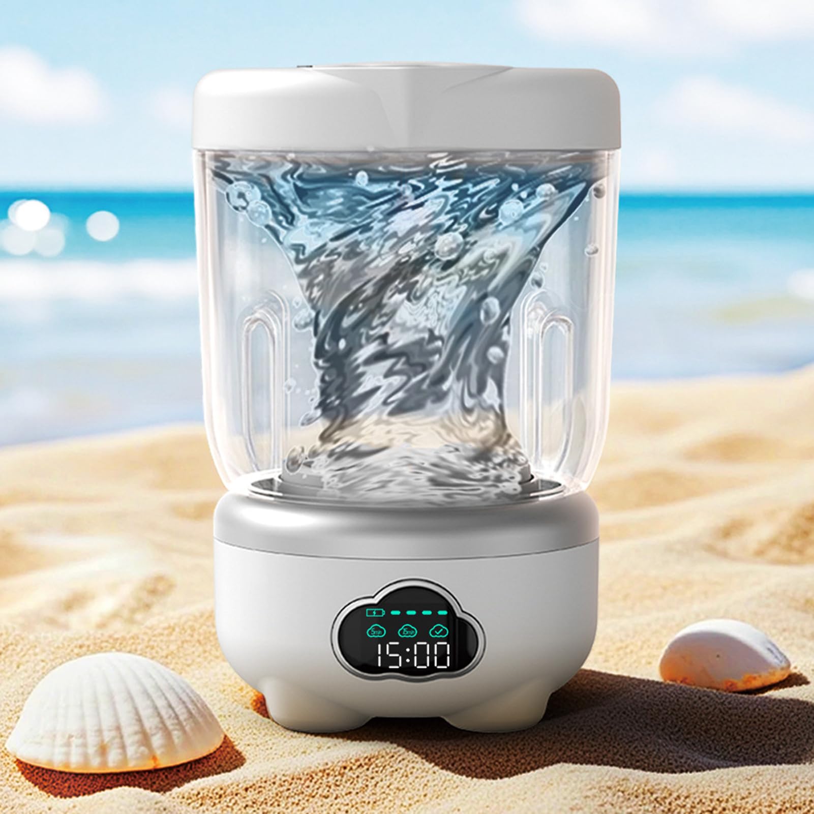 Piccola Lavatrice Lavabiancheria Ricaricabile Da 1.6L Per Indumenti Intimi | Mini Lavatrice Per Vestiti Per Appartamento Campeggio Viaggio Dormitorio Delicati Asciugamani Reggiseni