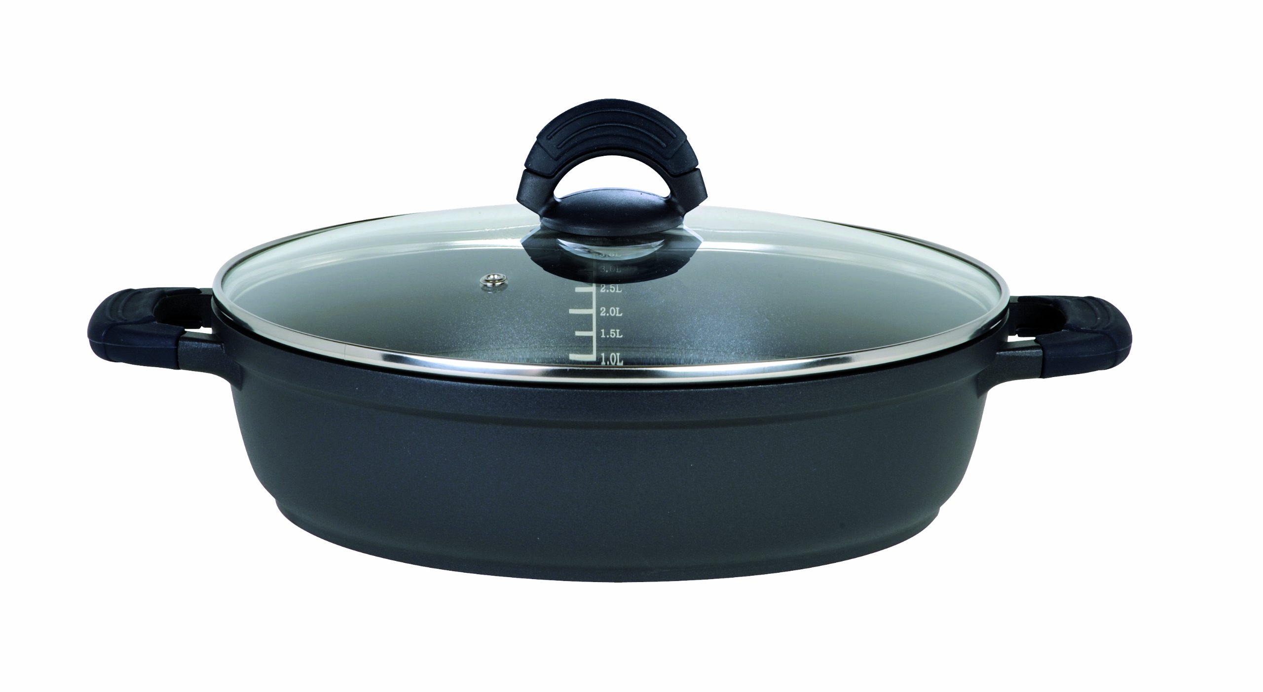 GSW Gaens Stahlwaren 458108 - Bandeja rustidera, Color Negro