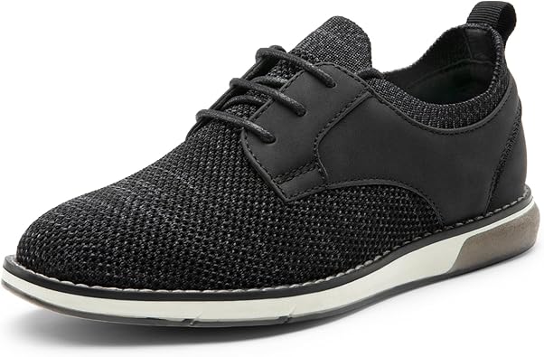 Scarpe Oxford Ragazzi Con Lacci - Tomaia In Maglia Traspirante, Soletta Memory Foam - Per Scuola E Matrimoni - Foto 4