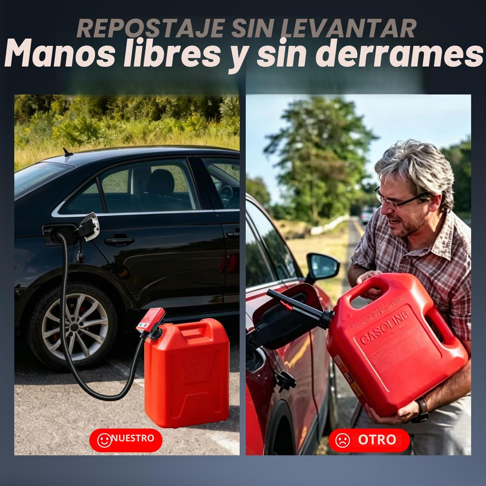 Bomba de combustible con sensor de parada automática, 3.2 GPM (12 L/min)