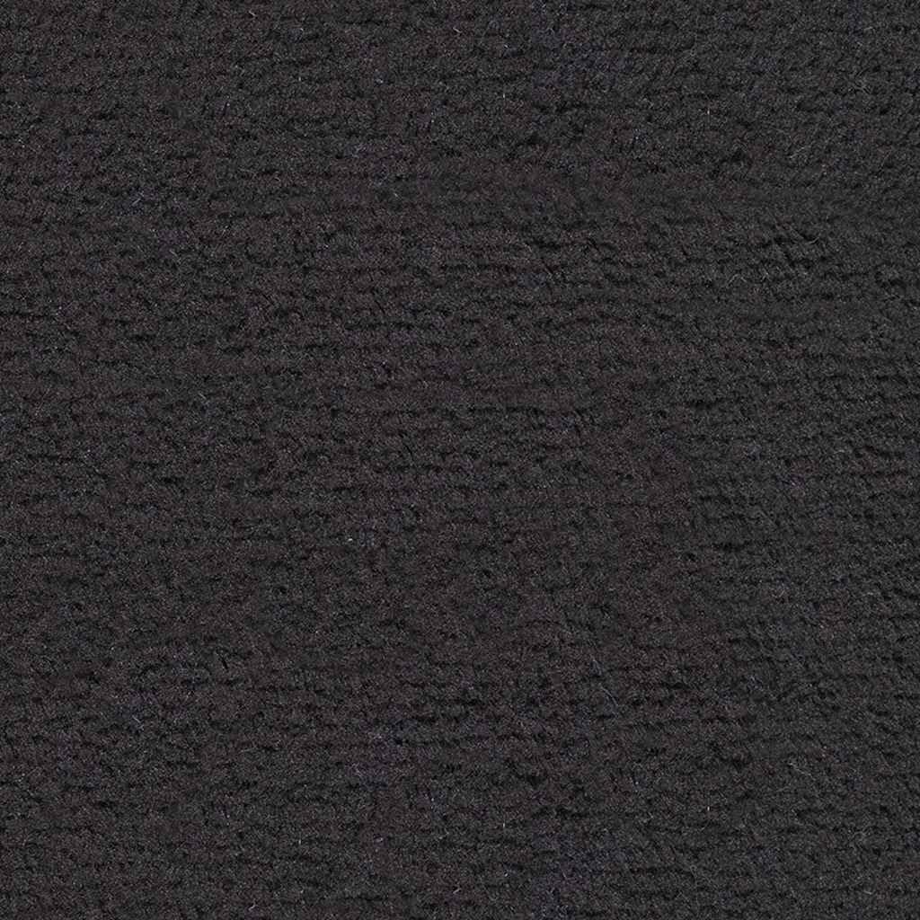 HUARTE Tapis ovale 160 x 230 cm - Tapis de salon moderne en polyester résistant - Antidérapant et facile d'entretien - Pour couloir et salon - Noir