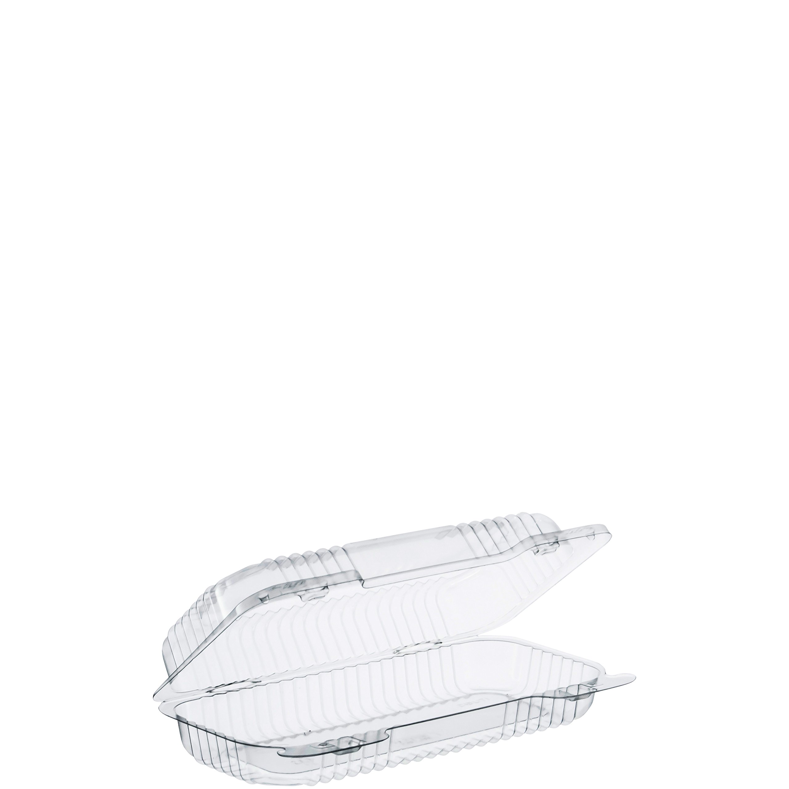 Dart C18UT1 Sm Oblong Clear Hinged Container, 8.5 X 4.5 in (Case of 250)