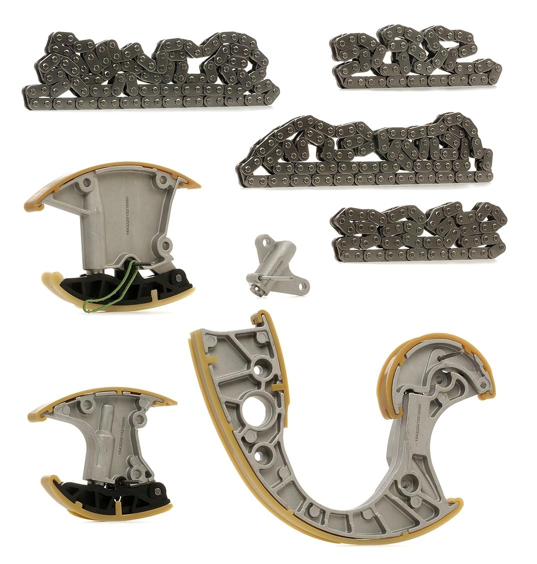 RIDEX 1389T0017 Kit de cadena de distribución a la Izquierda arriba para árbol de levas Compatible con AUDI A6 C6 Avant 4F5