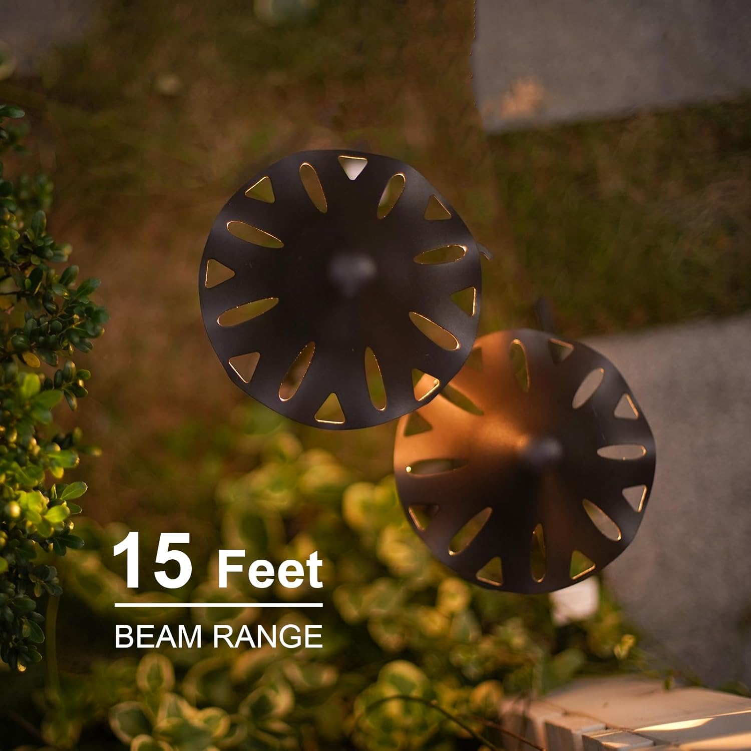 GOODSMANN Landscape Lighting Low Voltage Pathway Lights 2PK Landscape Path Lights 3W LED 180 Lumen Outdoor Walkway Lights Pathway Lights Wired 3000K Warm White with Cable Connectors