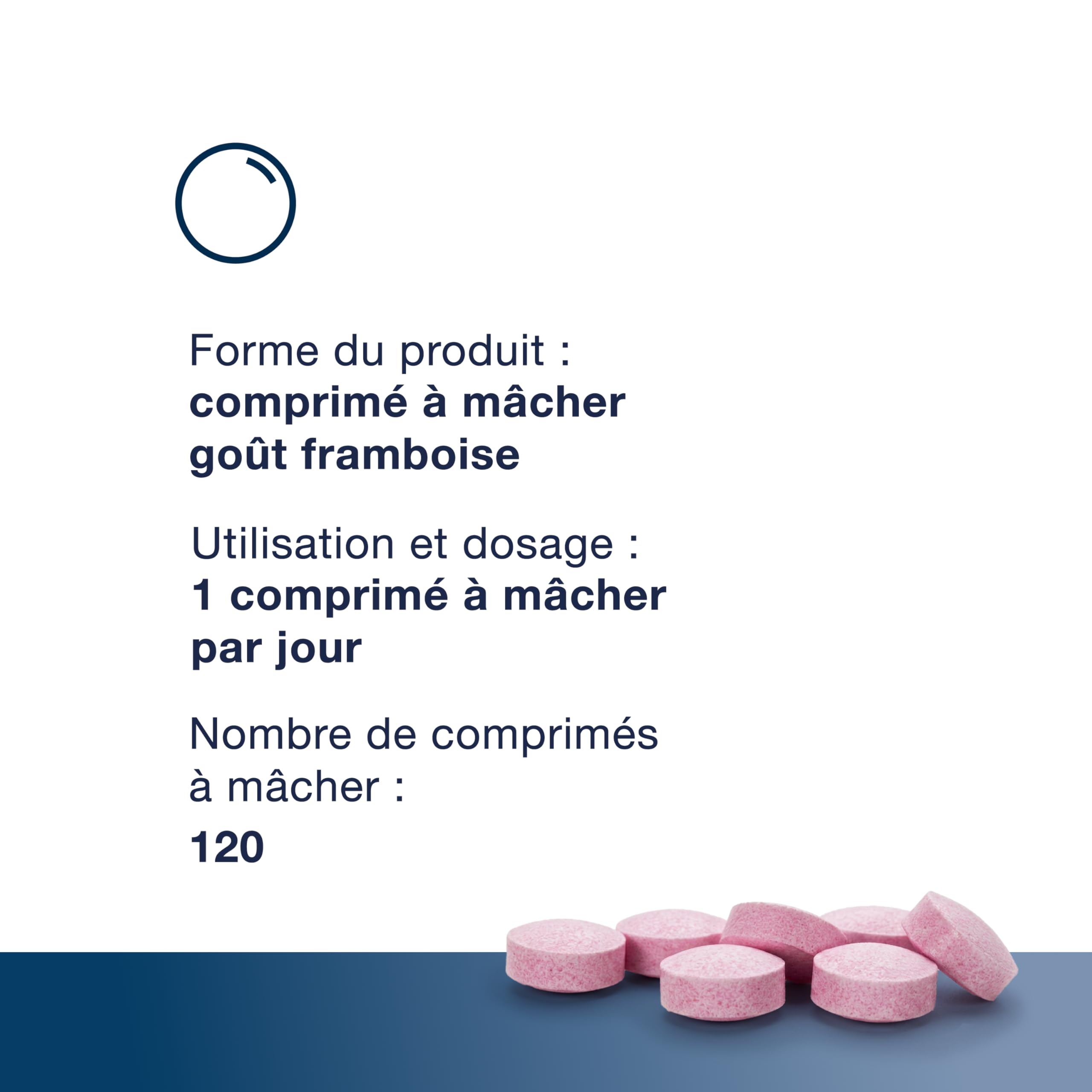Metagenics Vitamine B12 Forte 1000 μg - Soutien de l'énergie et du système nerveux, réduit la fatigue, 120 comprimés à croquer goût framboise