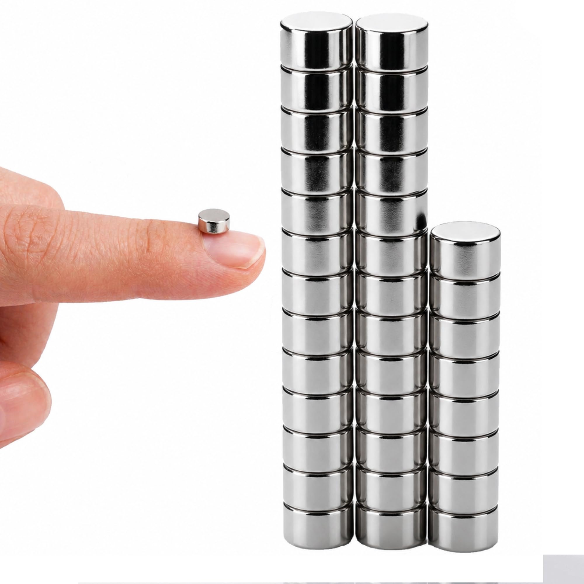 30 Pieces 5X3MM Round Disk Whiteboard Magnets for Refrigerator, Fridge, Office Supplies, DIY Projects-image-32