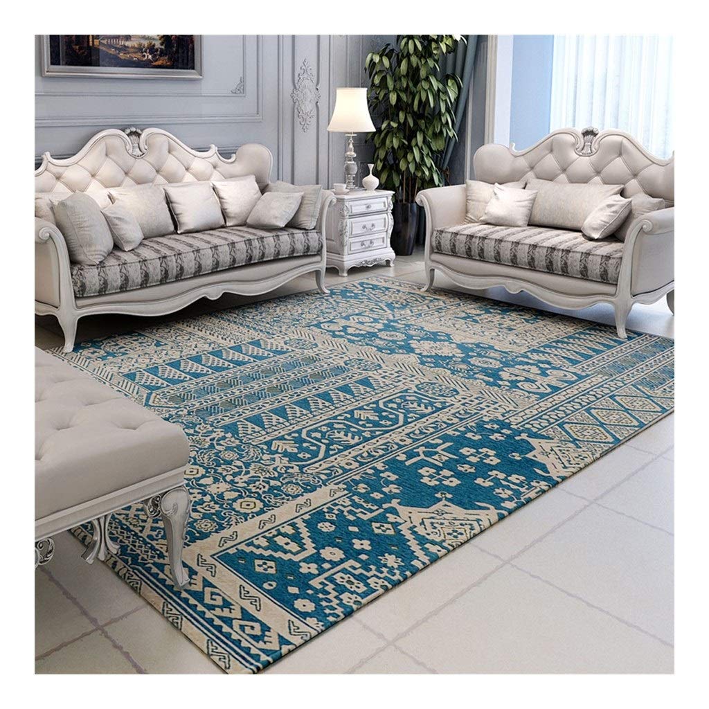Tapis de chambre ultra doux tissé grand confort pour sol de salon moderne