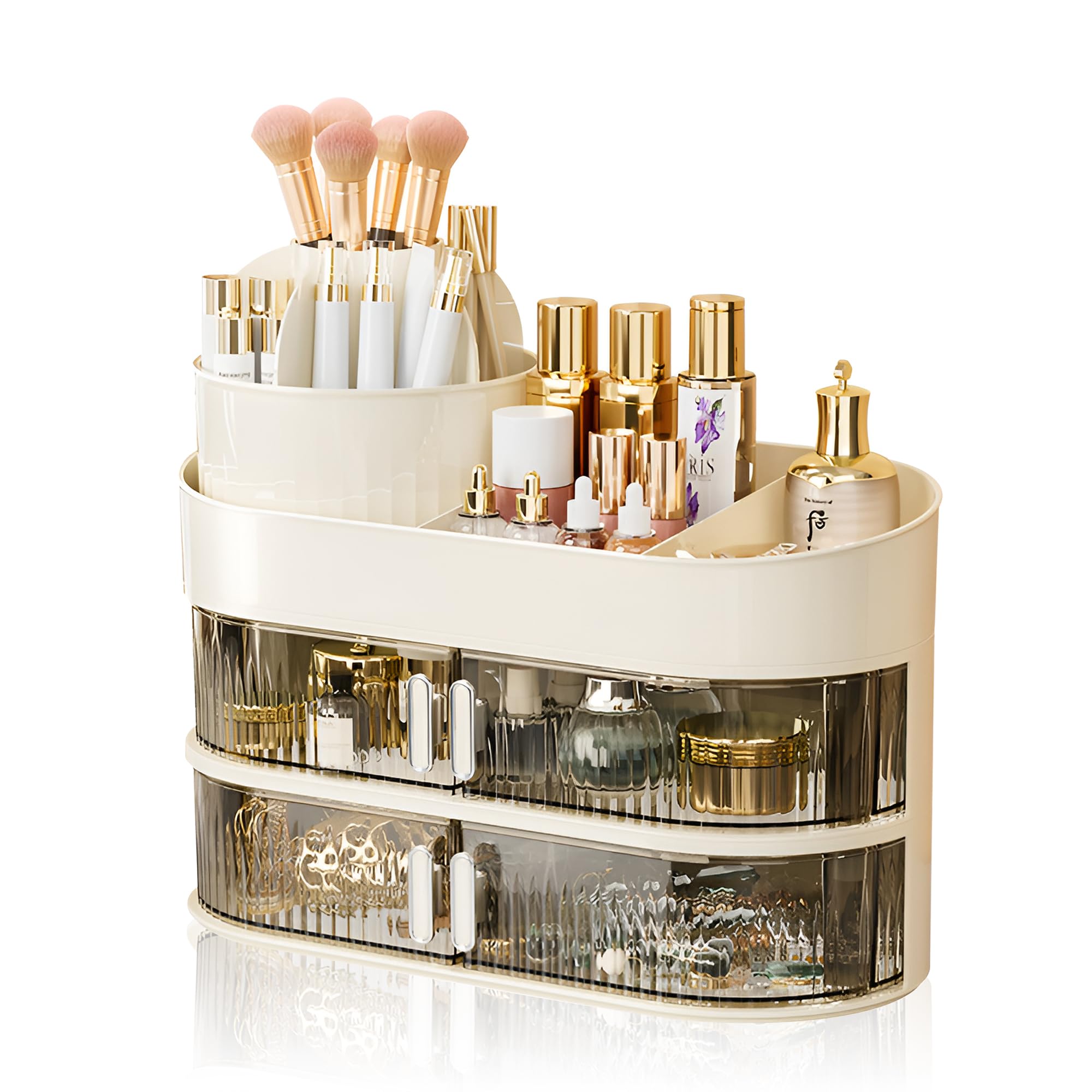 Makeup Organizer Bagno Porta Trucchi Organizer Contenitore Trucchi Portatrucchi Organizzatore per Cosmetici Comò Camera da Letto