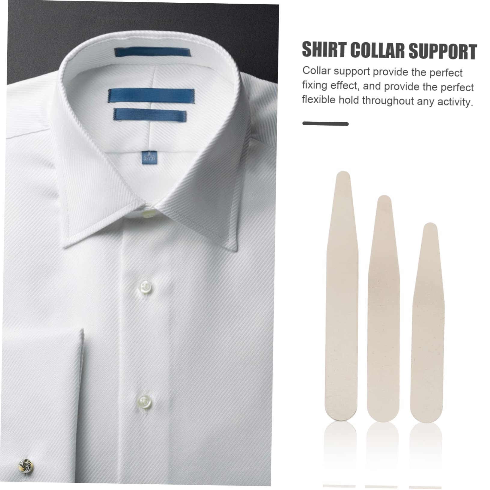 GALPADA Hemdkragenformer hemd kragenstäbchen Kragenstützen für Hemden Damenhemden für die Arbeit Kragenunterstützung Männer Shirt Hemden für Männer Hemdkrageneinsätze für Damen