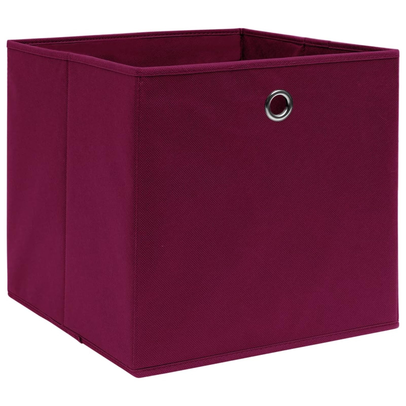 ZEYUAN Aufbewahrungsboxen 10 STK Spielzeugkiste, Aufbewahrungskiste, Kleideraufbewahrung, Kleideraufbewahrung & Organisation, Dunkelrot 32×32×32 cm Stoff