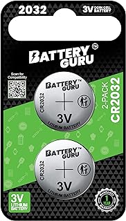 Car Key Battery for Audi A3 and S3 (2006-2024 A3 and S3 Remote Batteries CR2032 3V Pack of 2)
