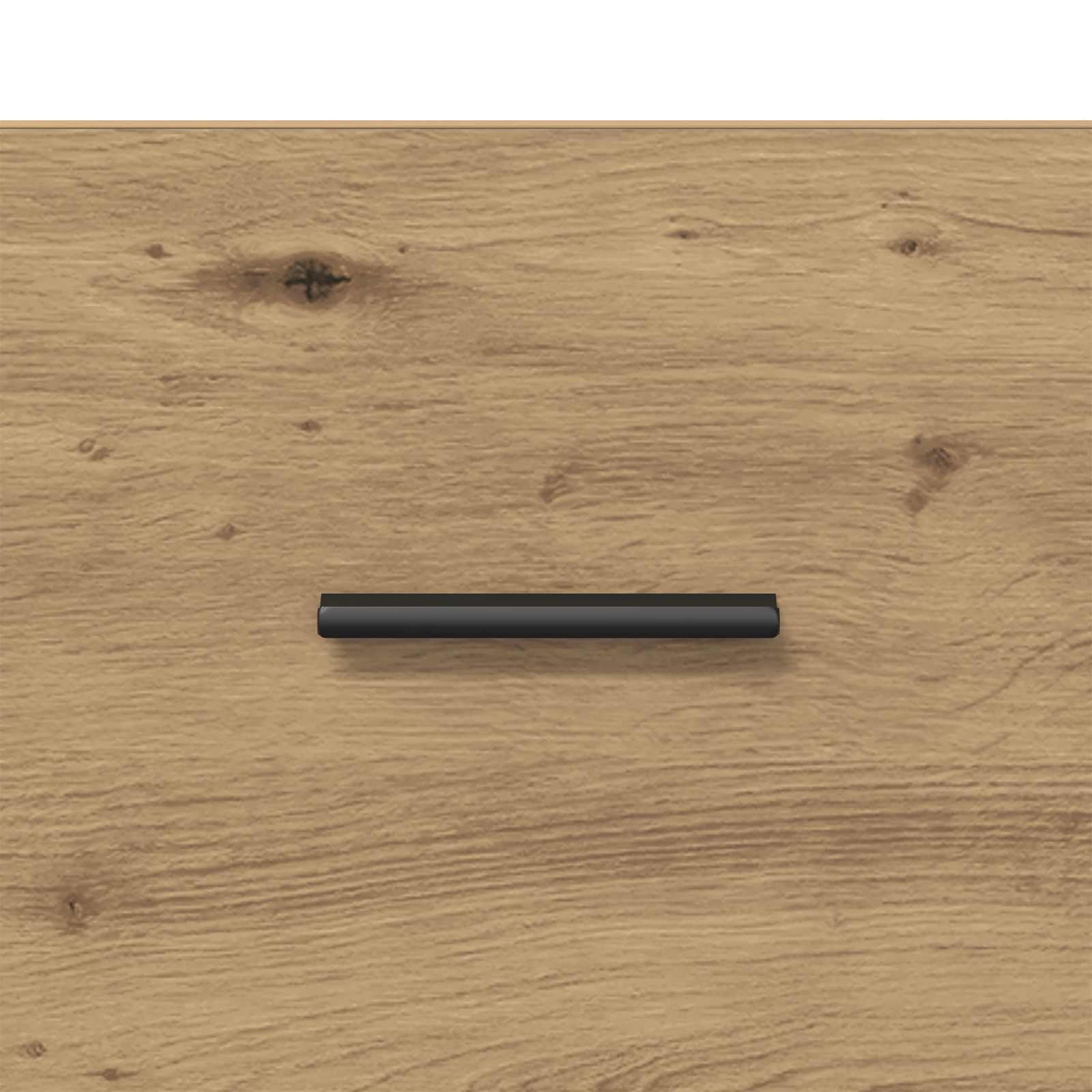 vidaXL Armario de Noche con cajón Roble Artesanal 40 x 40 x 66 cm, Mesita rústica, cabinetito Compacto, cajón de Almacenamiento, Mesa organizada, Muebles útiles