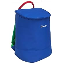 United Colors of Benetton Insulated Backpack, Blue, 25x30x35cm, 1L, PEVA Isothermal, Ideal for Camping, Hiking, Picnic