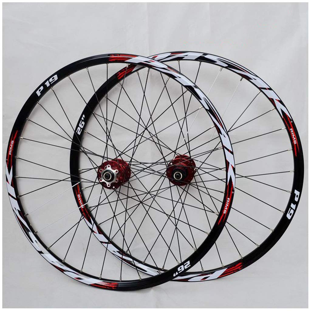 26 Inch 27.5" 29 er Mountain Bike Wheelset Aluminum Alloy Disc Brake Mountain Cycling Rim Wheels for 7/8/9/10/11/12 Speed