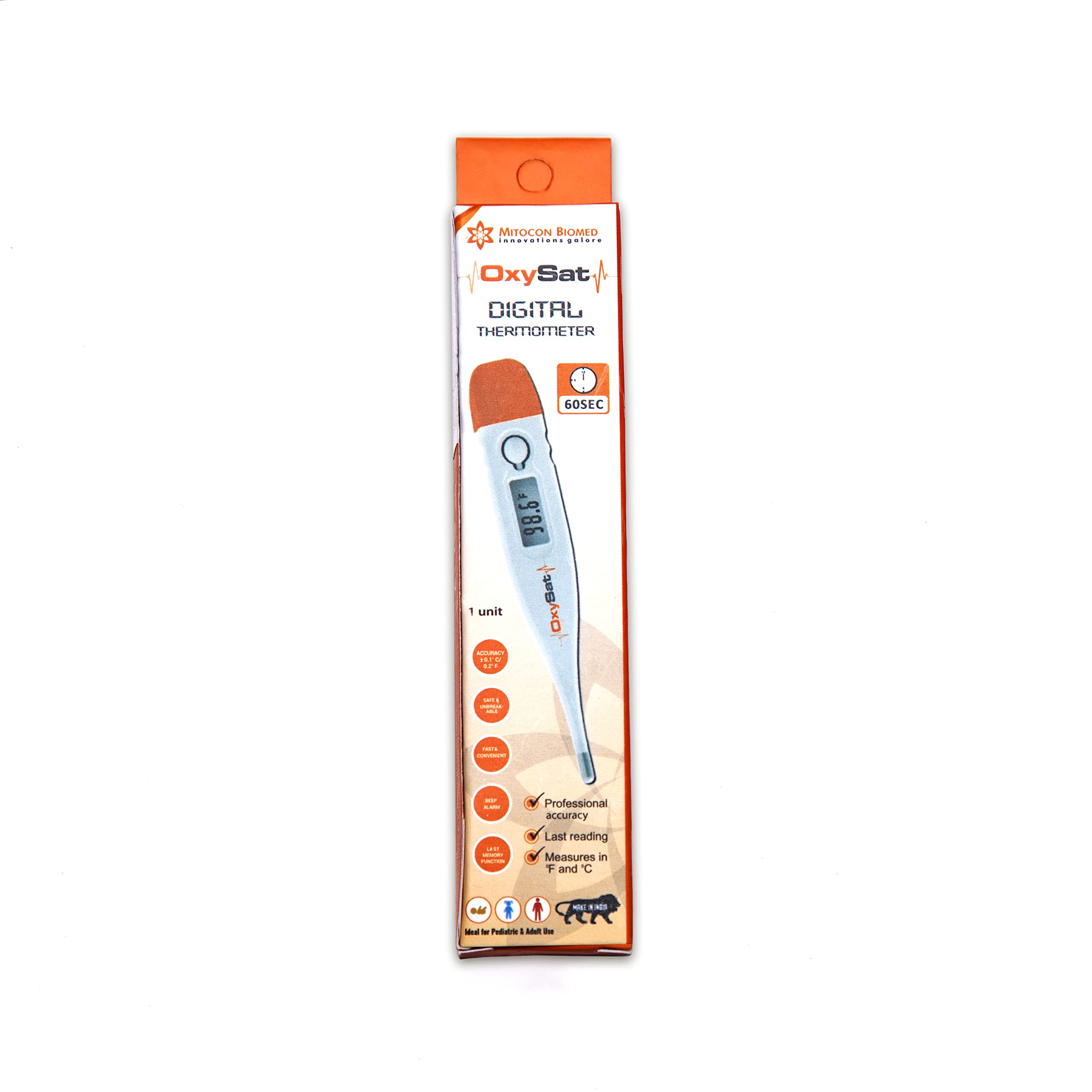 Buy OxySat Digital Thermometer Thermometer for Children and Adults