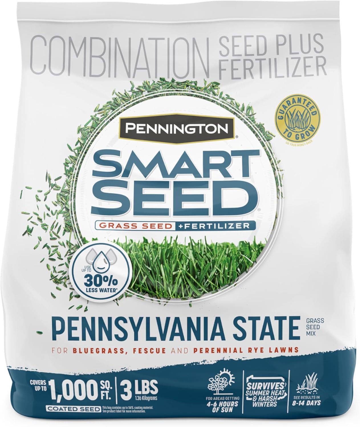 Pennington Smart Seed Pennsylvania State Grass Mix 3 lb