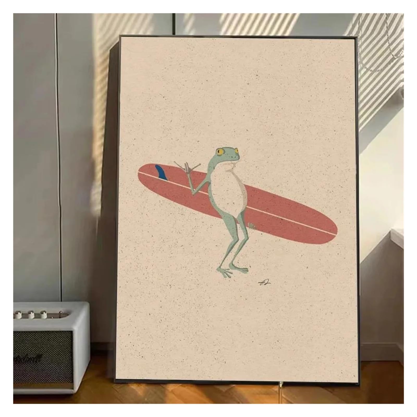 Affiches animaux surfeurs pleines d'humour pour embellir votre quotidien