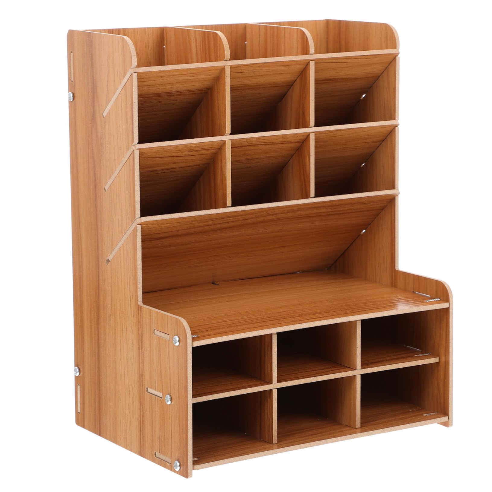 Cabilock 1 Ensemble étagère de rangement pour stylos Titulaires porte-stylo multi-divisé étagère rangement accessoires bureau conteneur d'organisation pour la papeterie