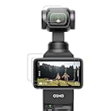 CYNOVA DJI Osmo Pocket 3 Screen Protector, Osmo Pocket 3 Lens Protector for DJI Osmo Pocket 3 Accessories with Tempered Glass LCD Display Film, Ultra HD, 9H Hardness, Scratch Resistant