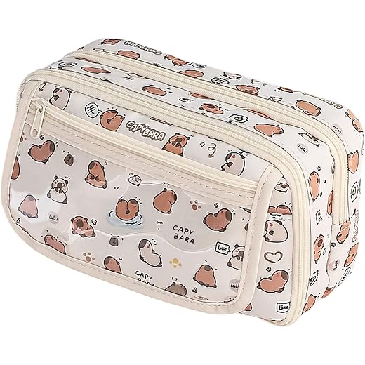 FunBlast Kawaii Pencil Pouch - Large Capacity