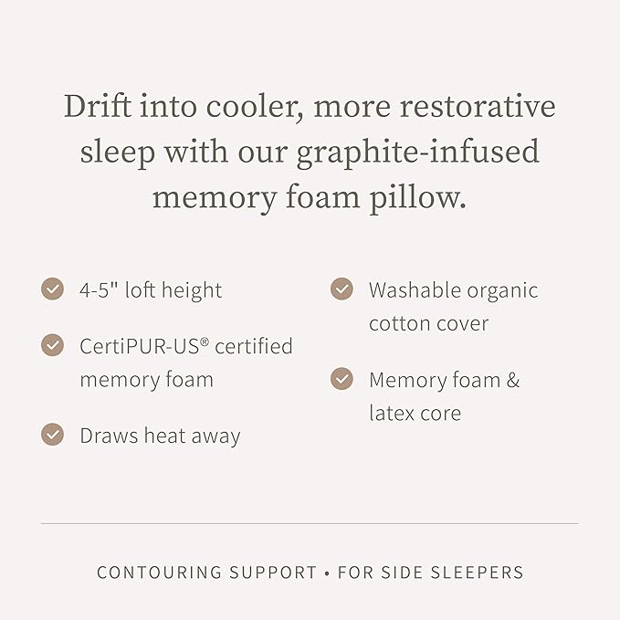 Almohada Memory Foam Refrescante Queen - Soporte Contorneado - Funda Lavable miniatura 3