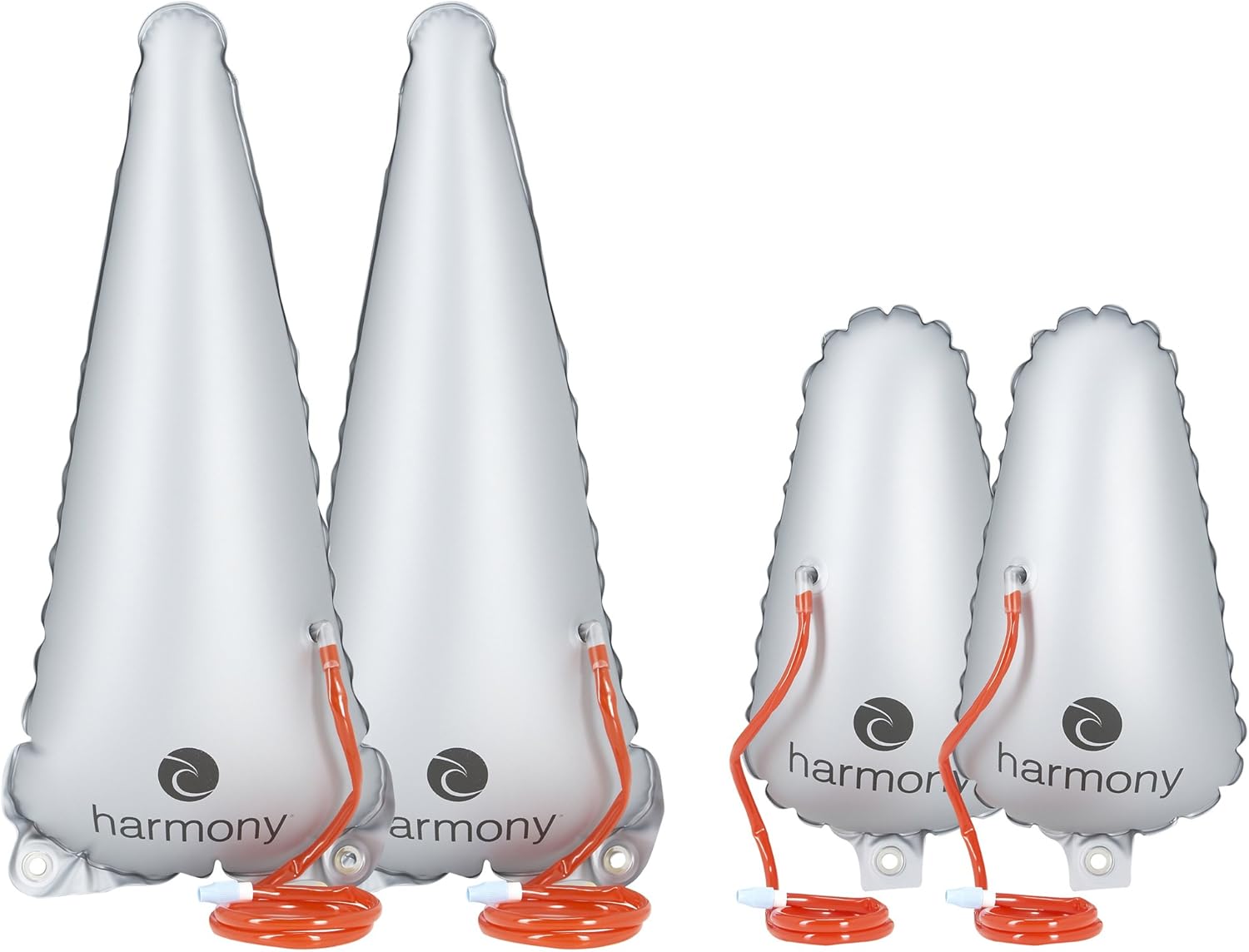Harmony Gear Micro Flotation Set | Float Bags for Kayaks | Silver | Two Bow and Stern Bags | Universal Fit – 8-10 Foot Kayaks Harmony Gear Micro Flotation Set | Float Bags for Kayaks | Silver | Two Bow and Stern Bags | Universal Fit – 8-10 Foot Kayaks