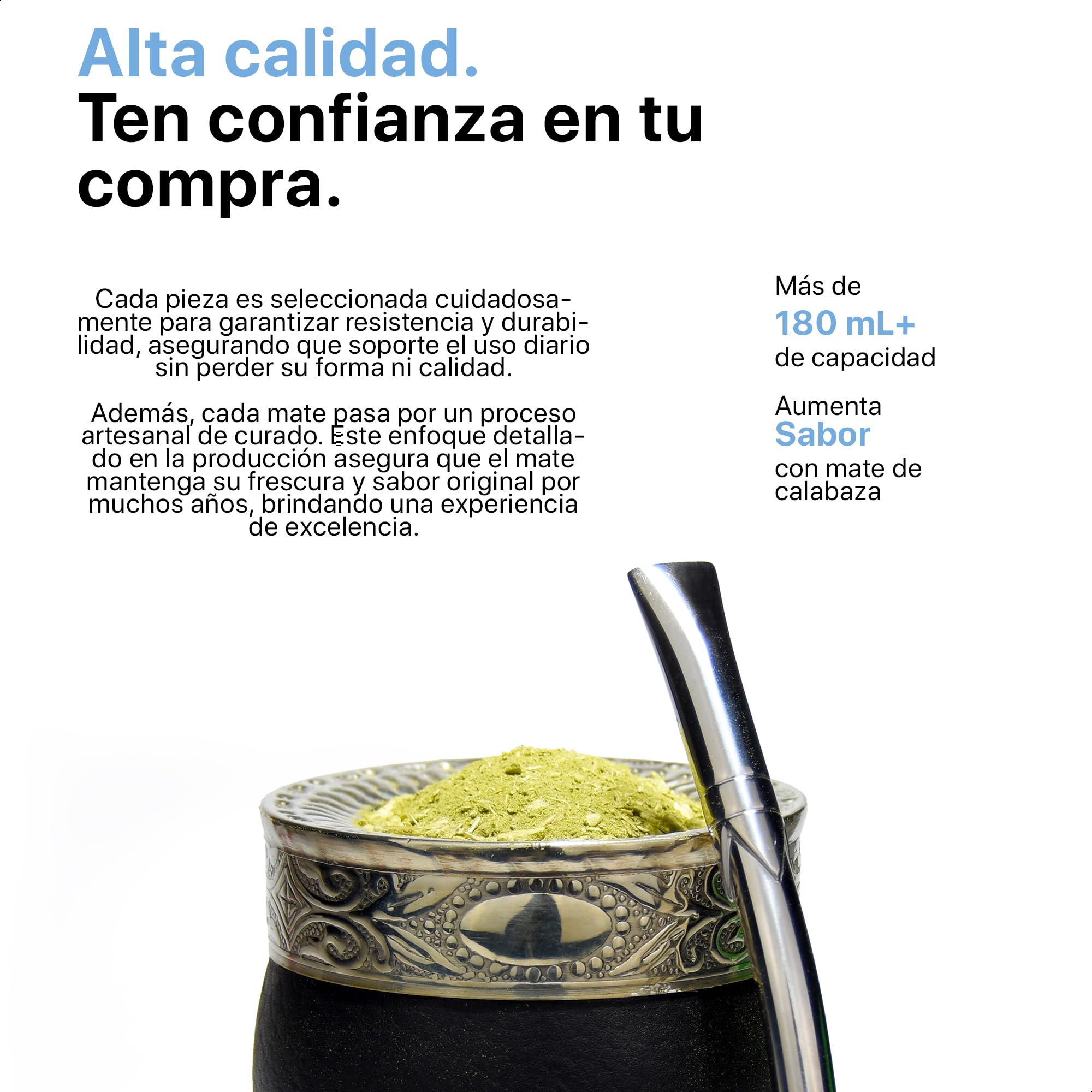 Mate de Calabaza - zestaw Yerba Mate - tradycyjna tykwa - Imperial - Mate de Argentina - ręcznie robiony - herbata - skóra - kuchnia - Calabaza - Calabash - Cuia - Bombilla (imperialna)