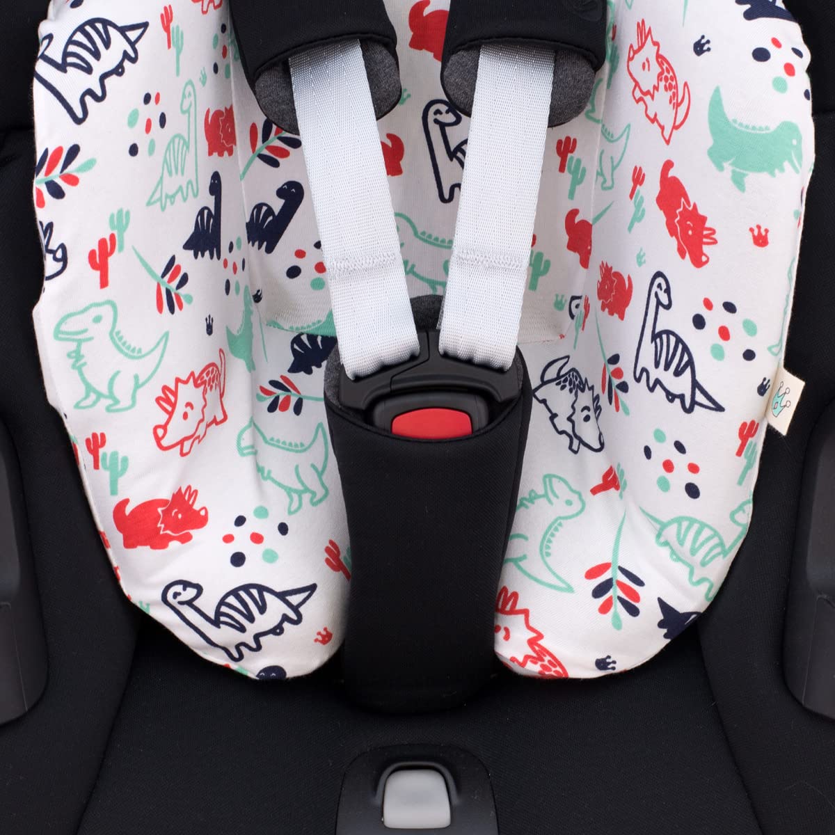 JYOKO Kids Housse pour réducteur Siege Auto Compatible avec Maxi COSI Pebble (Dino Party, Maxi COSI Pebble 360)