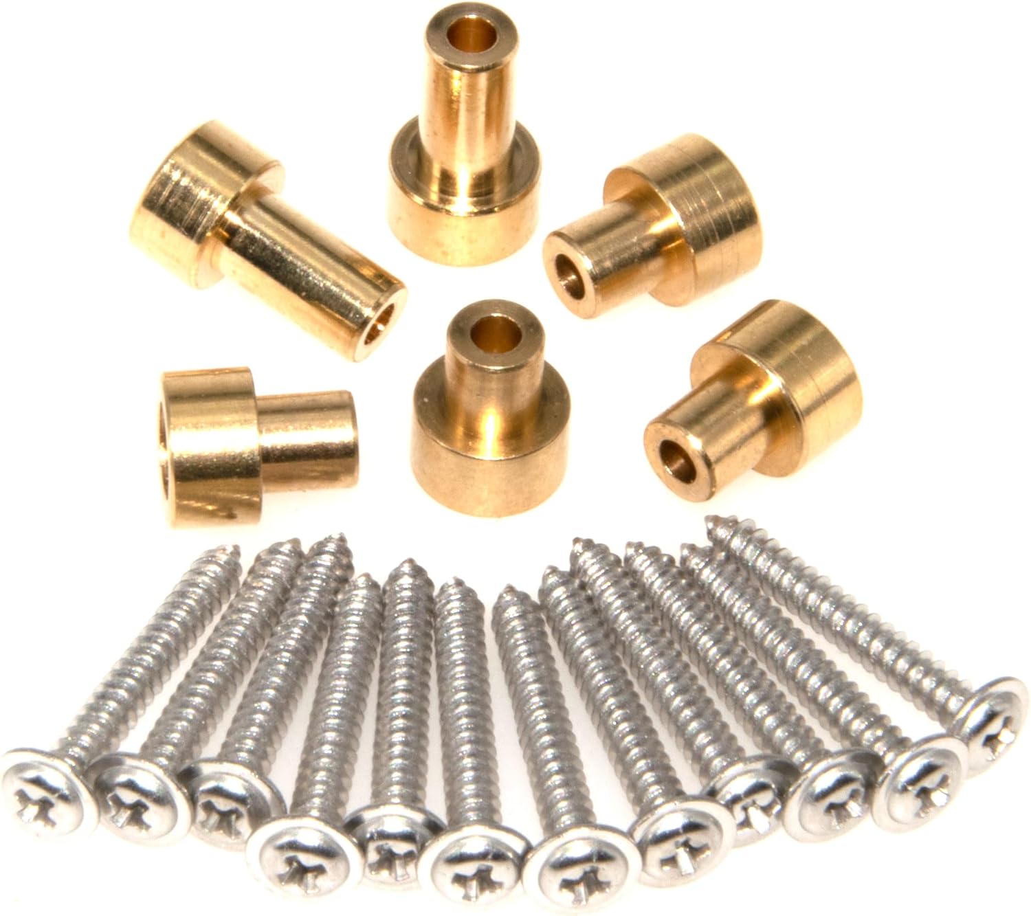 Brass Shell Post Height Compatible with 1/12 MN MN82 LC79 Upgrade Rc Car Pillar Raising Part Replacement(Gold)