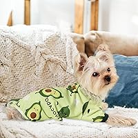 Vista 2 de Yikeyo - Pijamas para perros pequeños, suaves y delgados, ropa para gatos y perritos, ropa de verano para mascotas, lindas prendas para cachorros